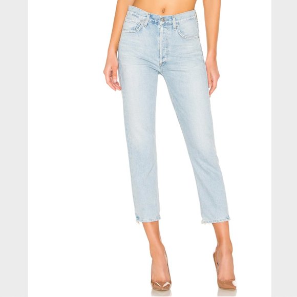 Citizens Of Humanity Denim - CITIZENS OF HUMANITY Charlotte Crop High Rise Jean